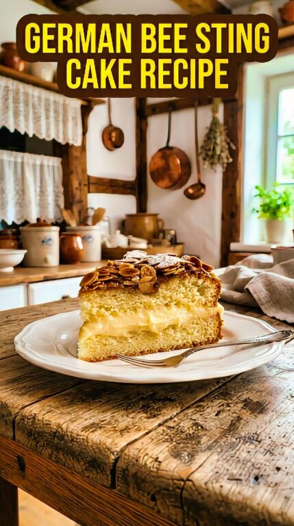 German Bienenstich Kuchen Recipe