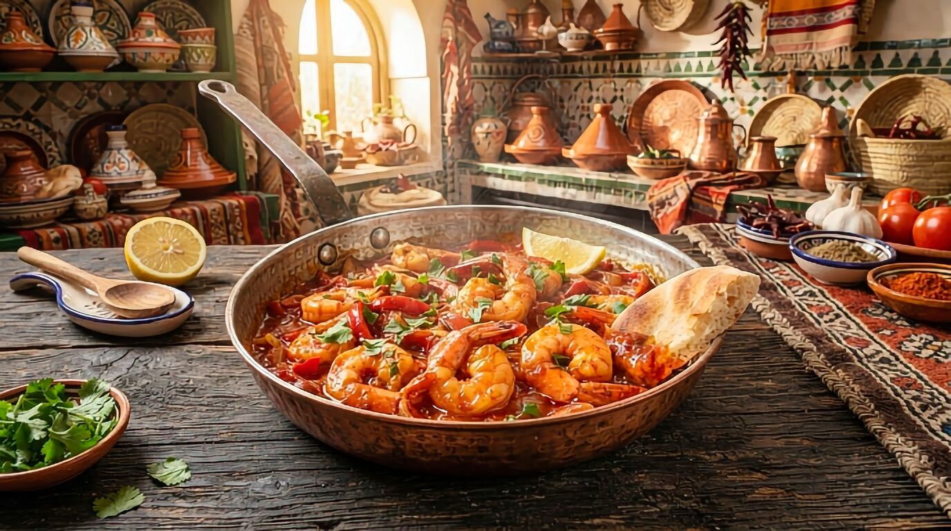 Moroccan Shrimp Skillet Recipe