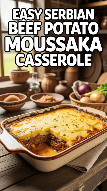 19. Easy Serbian Beef Potato Moussaka Casserole Recipe