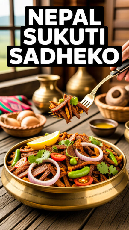 19. Nepal Sukuti Sadheko Recipe