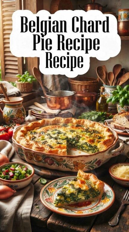 Belgian Chard Pie Recipe