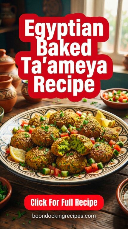 Egyptian Baked Ta'ameya Recipe