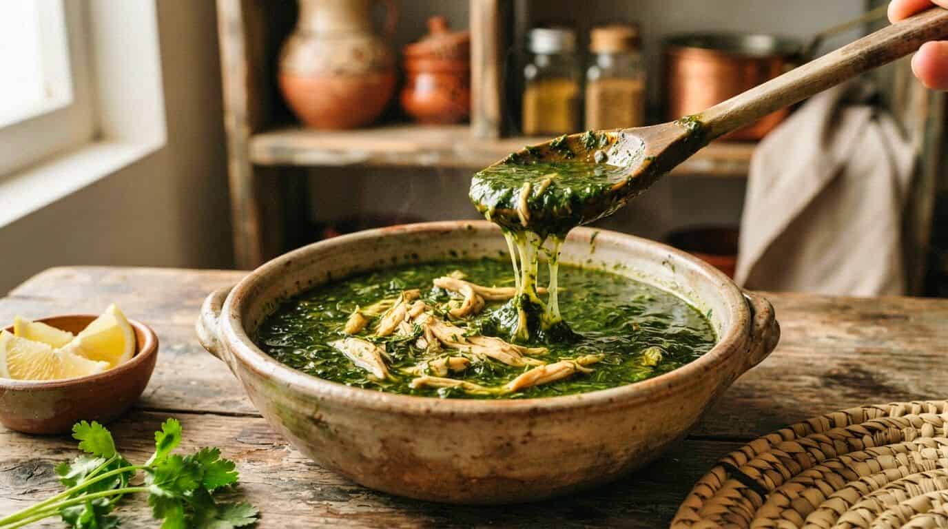 Egyptian Molokhia Soup Recipe