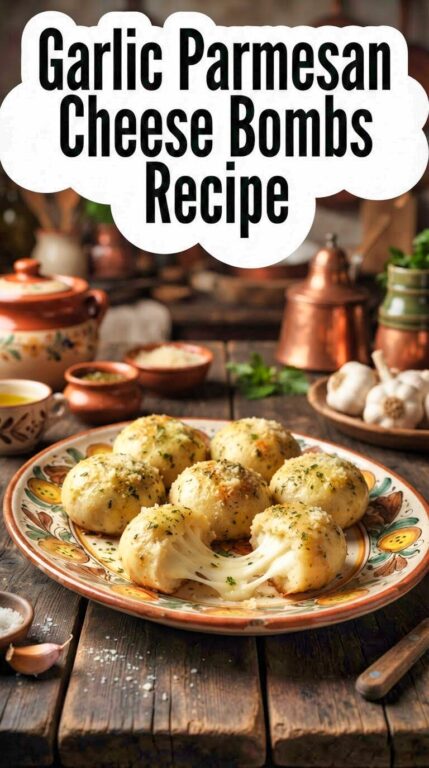 Garlic Parmesan Cheese Bombs Recipe