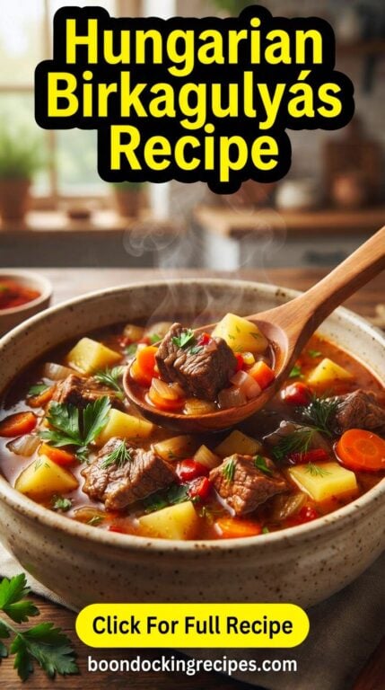 Hungarian Birkagulyás Recipe