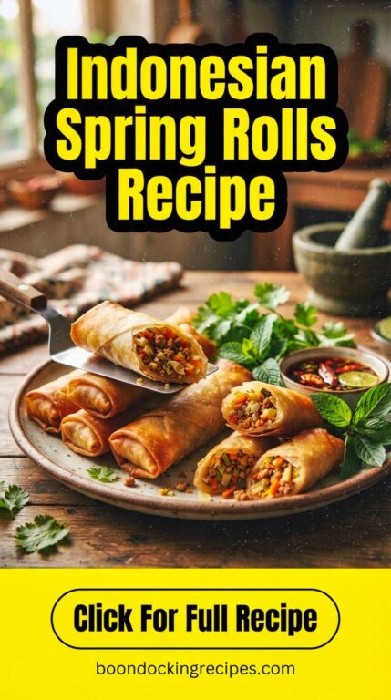 Indonesian Spring Rolls Recipe