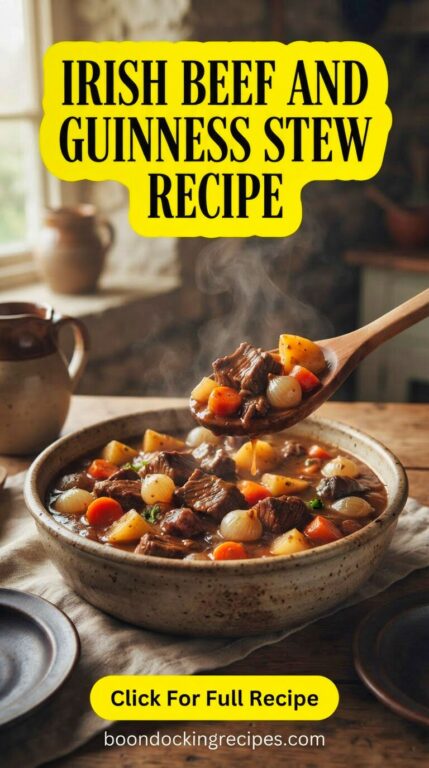 Irish Beef and Guinness Stew Recipe