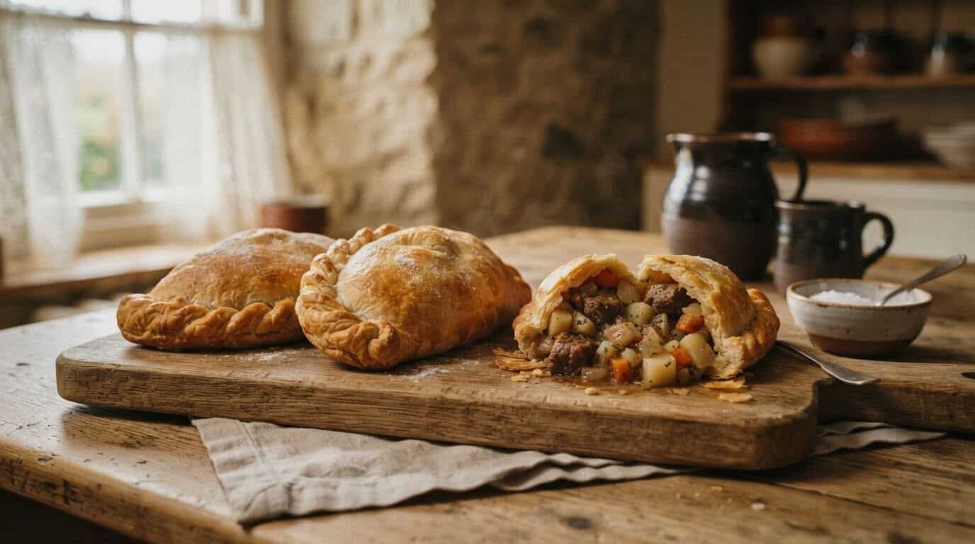 Irish Beef and Vegetable Pasties Recipe