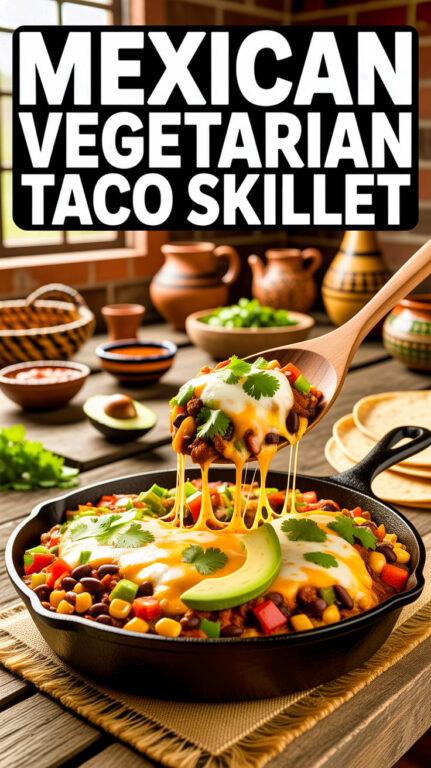 2. Mexican Vegetarian Taco Skillet Recipe