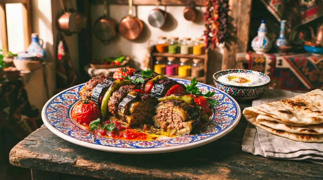 Turkish Patlicanli Kebap Recipe