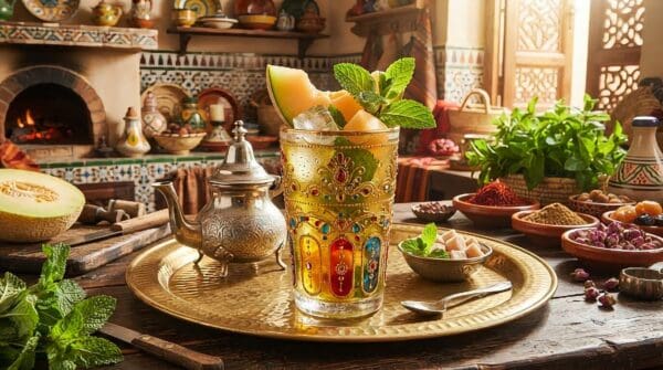 Moroccan Melon Mint Tea Recipe