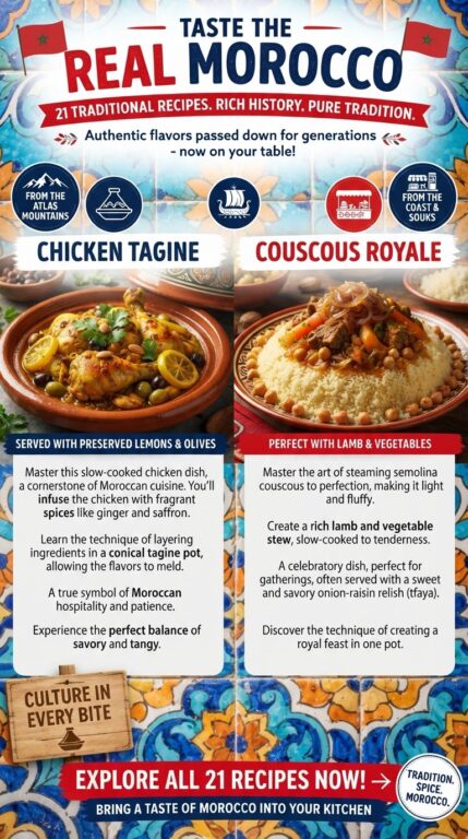 21 Traditional Moroccan Recipes Pin