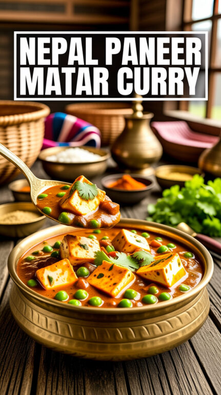 22. Nepal Paneer Matar Curry Recipe