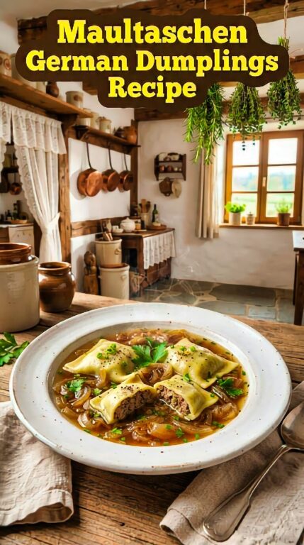 German Maultaschen Dumplings Recipe