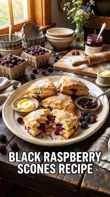 Black Raspberry Scones Recipe