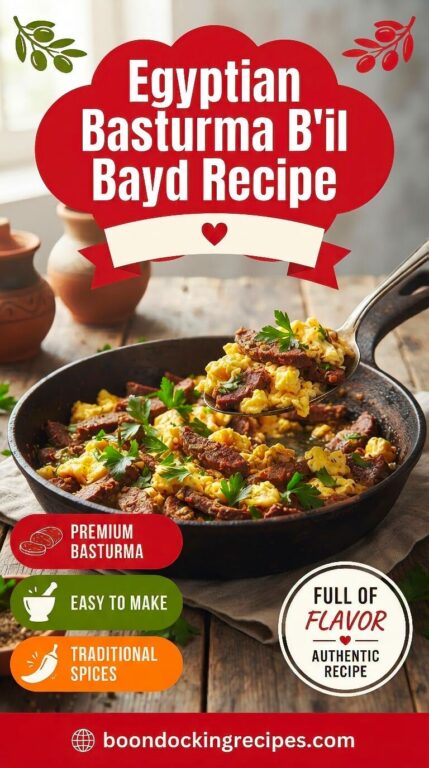 Egyptian Basturma B'il Bayd Recipe