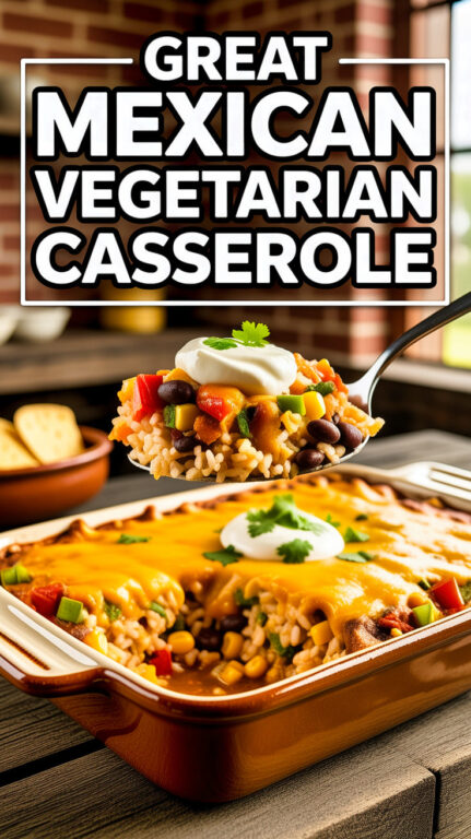 3. Great Mexican Vegetarian Casserole Recipe