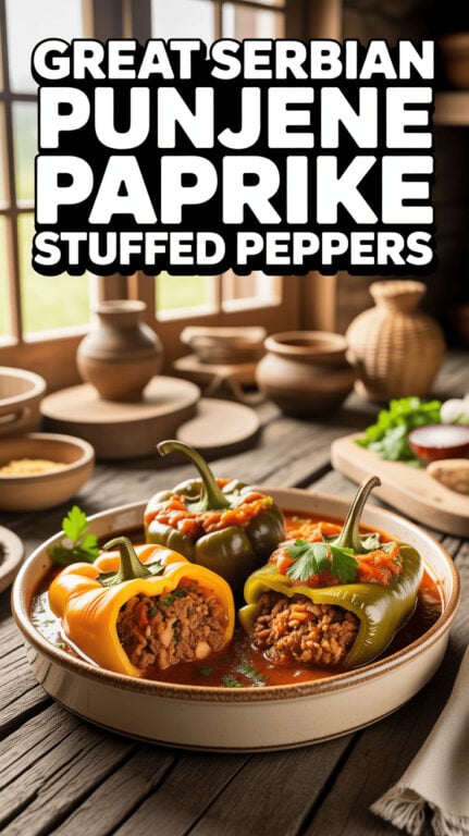 3. Great Serbian Punjene Paprike Stuffed Peppers Recipe