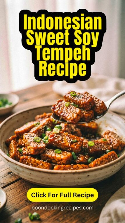 Indonesian Sweet Soy Tempeh Recipe