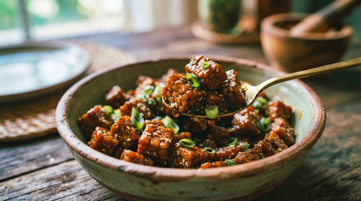 Indonesian Sweet Soy Tempeh Recipe