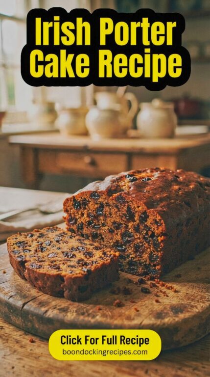 Irish Porter Cake Recipe
