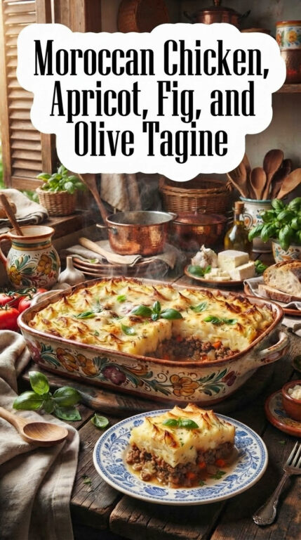 3. Moroccan Chicken and Apricot Tagine