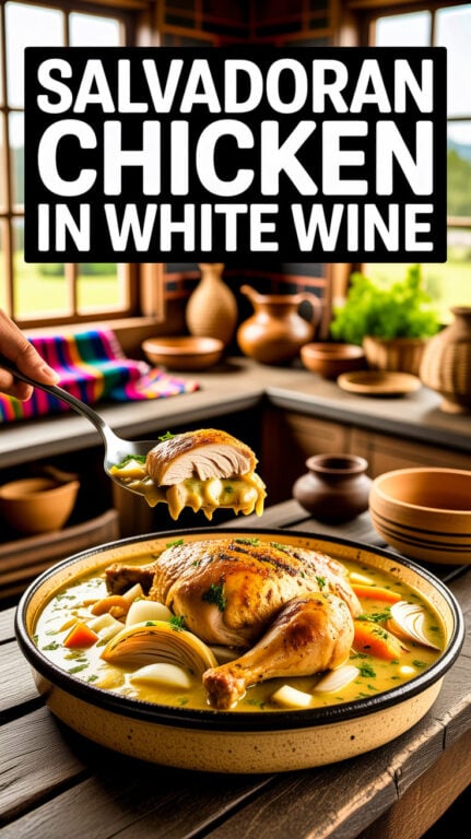 3. Salvadoran Chicken In White Wine Recipe