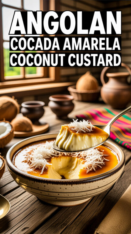 4. Angolan Cocada Amarela Coconut Custard Recipe