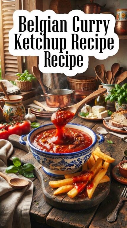 Belgian Curry Ketchup Recipe