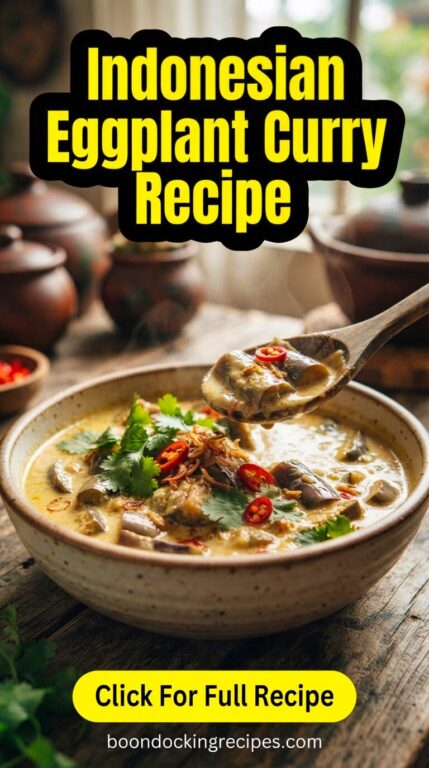 Indonesian Eggplant Curry Recipe