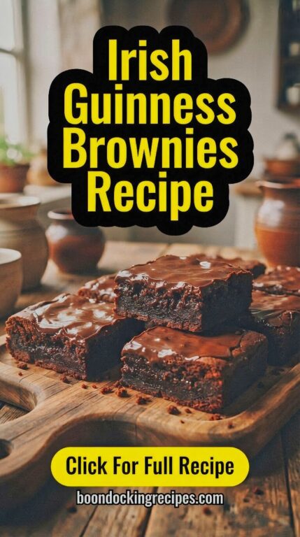 Irish Guinness Brownies Recipe
