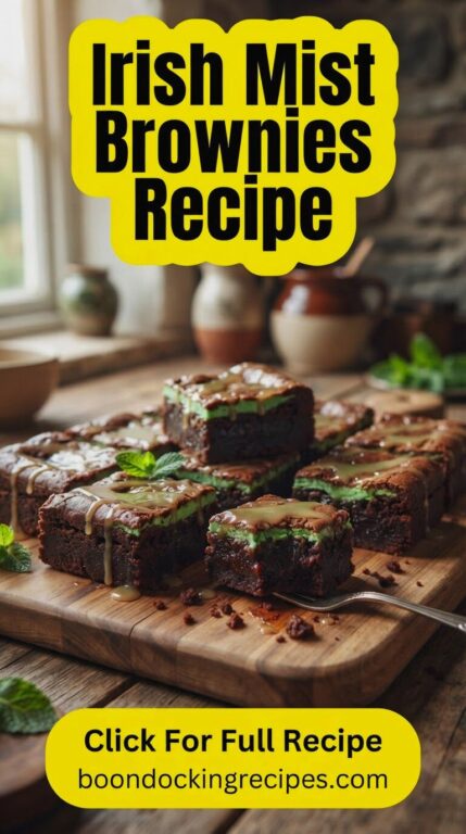 Irish Mist Brownies Recipe