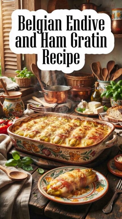 Belgian Endive and Ham Gratin Recipe