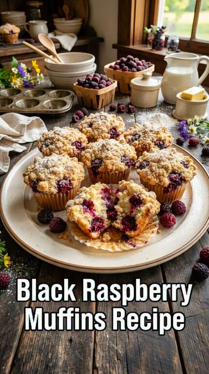 Black Raspberry Muffins Recipe