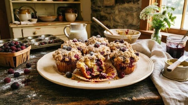 Black Raspberry Muffins Recipe