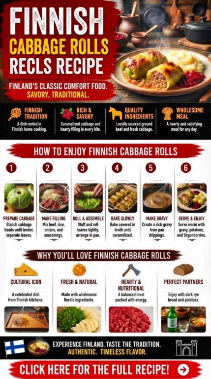 Finnish Cabbage Rolls Recipe