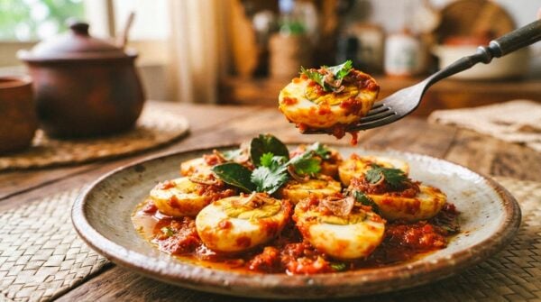 Indonesian Spicy Chili Eggs Recipe