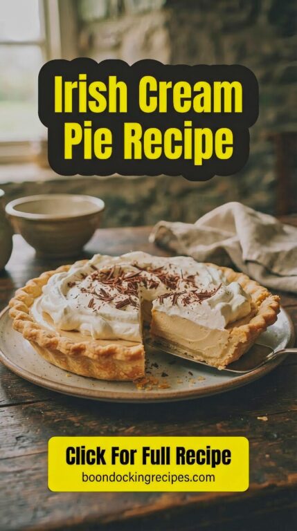 Irish Cream Pie Recipe