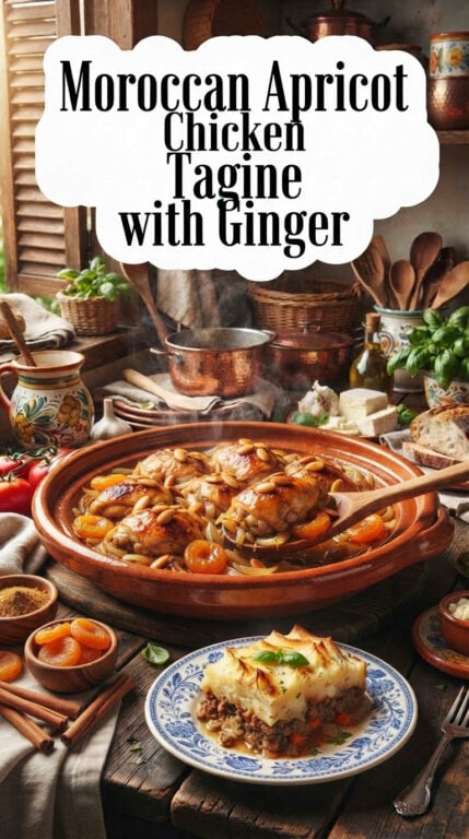5. Moroccan Apricot Chicken Tagine with Ginger