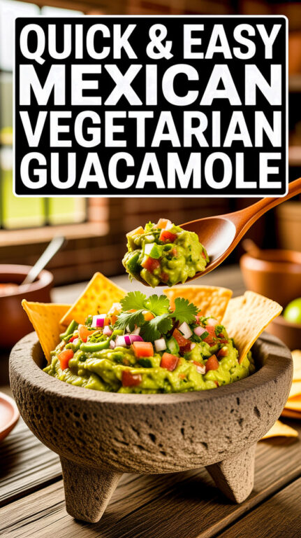 5. Quick & Easy Mexican Vegetarian Guacamole Recipe
