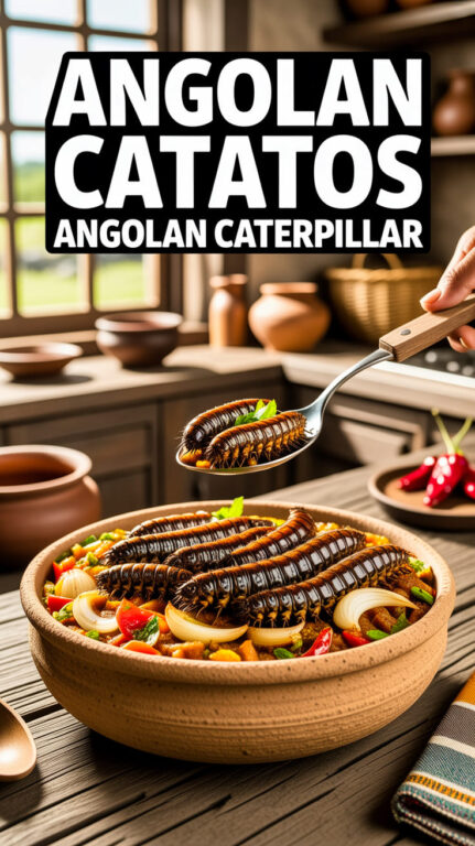 6. Angolan Catatos Angolan Caterpillar Recipe