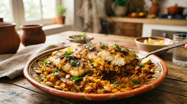 Egyptian Sayadieh Fish and Rice Recipe