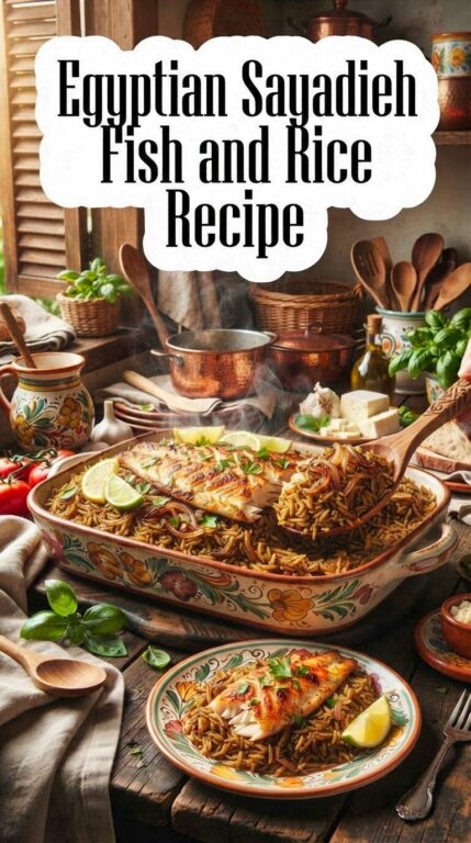 Egyptian Sayadieh Fish and Rice Recipe