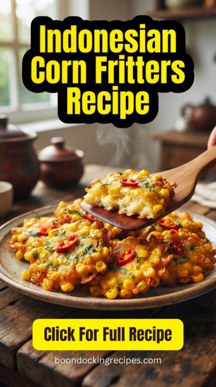 Indonesian Corn Fritters Recipe