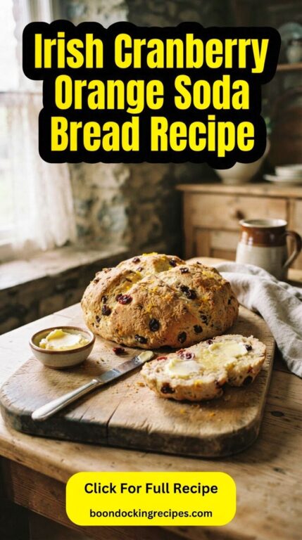 Irish Cranberry Orange Soda Bread Recipe