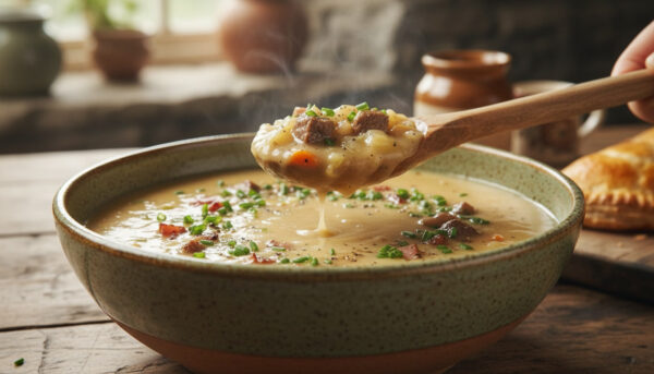 Irish Potato Soup with Bacon and Chives Recipe