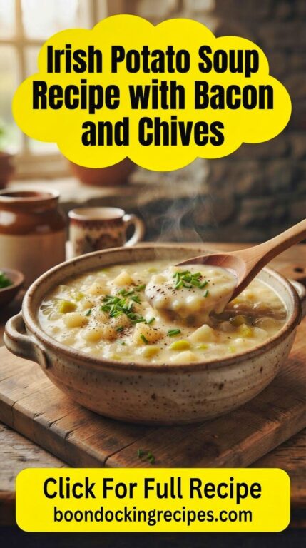 Irish Potato Soup with Bacon and Chives Recipe