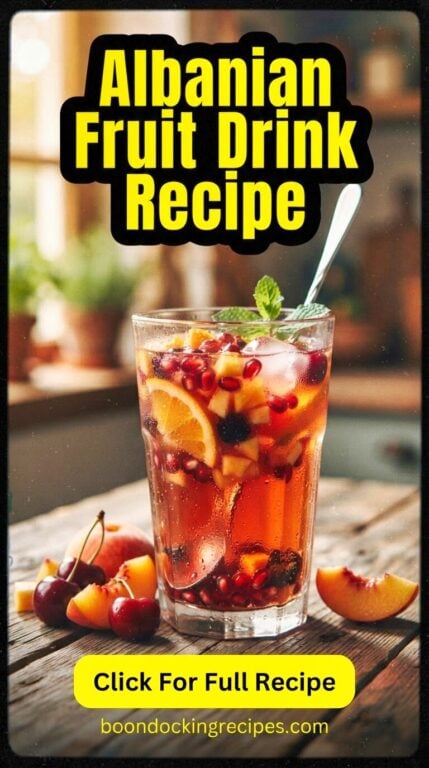 Albanian Fruit Drink Recipe