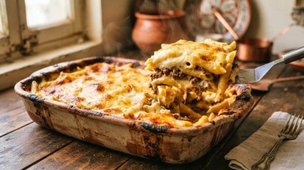 Egyptian Macaroni Bechamel Recipe