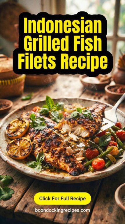 Indonesian Grilled Fish Filets Recipe